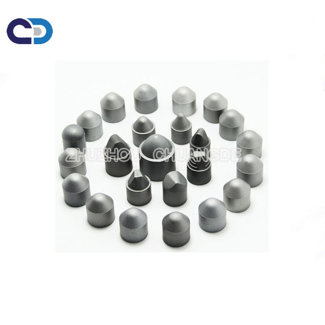 Paduan keras widia Tungsten carbide Button Bits sisipan kanggo pertambangan