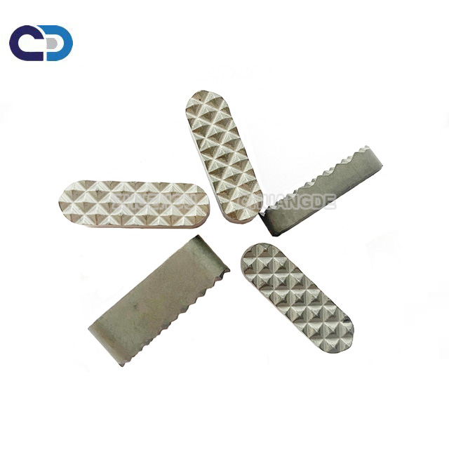 Tungsten carbide jaw chunk gripper inserts tips for mining and diamond drilling