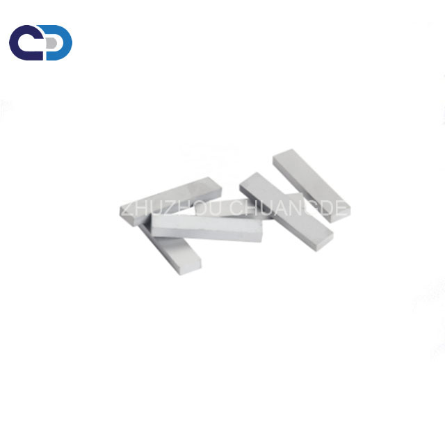 K10 Cemented Tungstène Carbide Mete Flat Kare Bar Strip zouti koupe