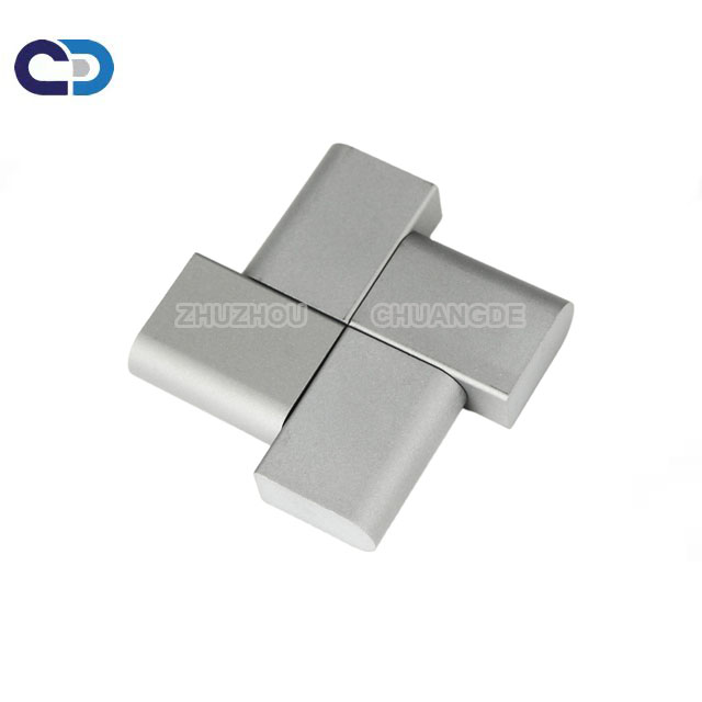 សម្ភារៈសុទ្ធ 100% ស៊ីម៉ងត៍ tungsten carbide Snowplow បញ្ចូល blade សម្រាប់ផ្លូវព្រិលស្អាត