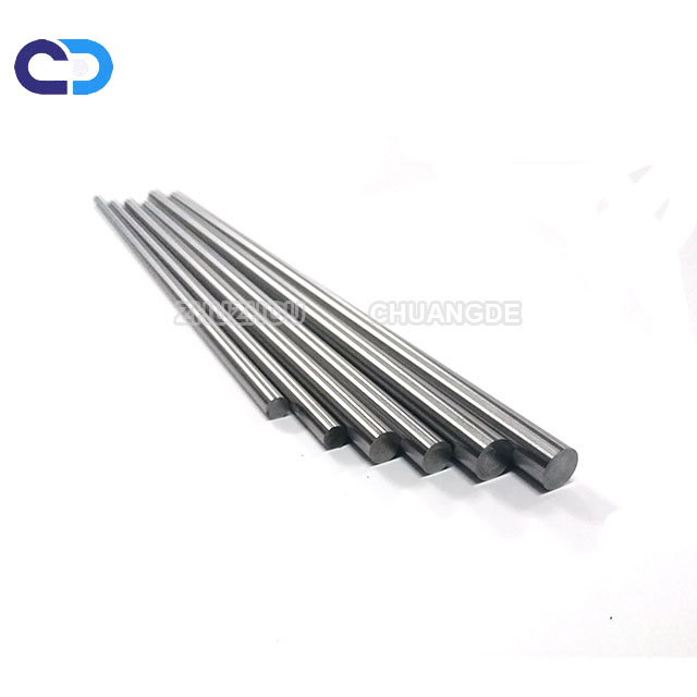 Cemented tungsten carbide rod bar for manufacturing end mill tools