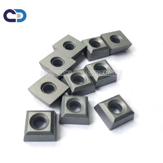 Tungstène Carbide High Hardness Wear Resistant Square Inserts ho an'ny Machine Cutting Stone