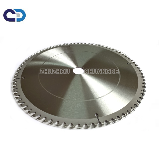 High Quality Tungsten Carbide Circular Saw Blade Kanthi 80 Untu Kanggo Nglereni Kayu