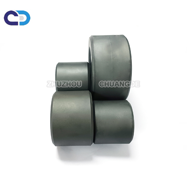 Qalafsanaanta Sare iyo Xiro-iska-caabbinta Tungsten Carbide Roller Roller maran