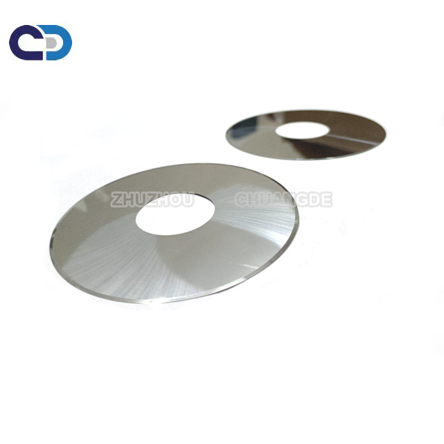 Manufacturer Wear-resistant Tungsten Carbide Disc Knives Round Blade Para sa mga Cutter sa Tabako