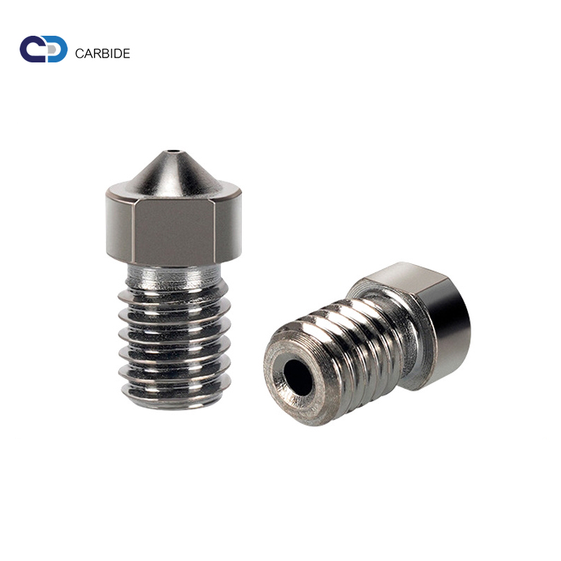 M6 M8 0.2 0.4 0.6 0.8mm Tungsten Carbide Nozzle for 3D M6 M8 0.2 0.4 0.6 0.8mm Tungsten Carbide Nozzle for 3D