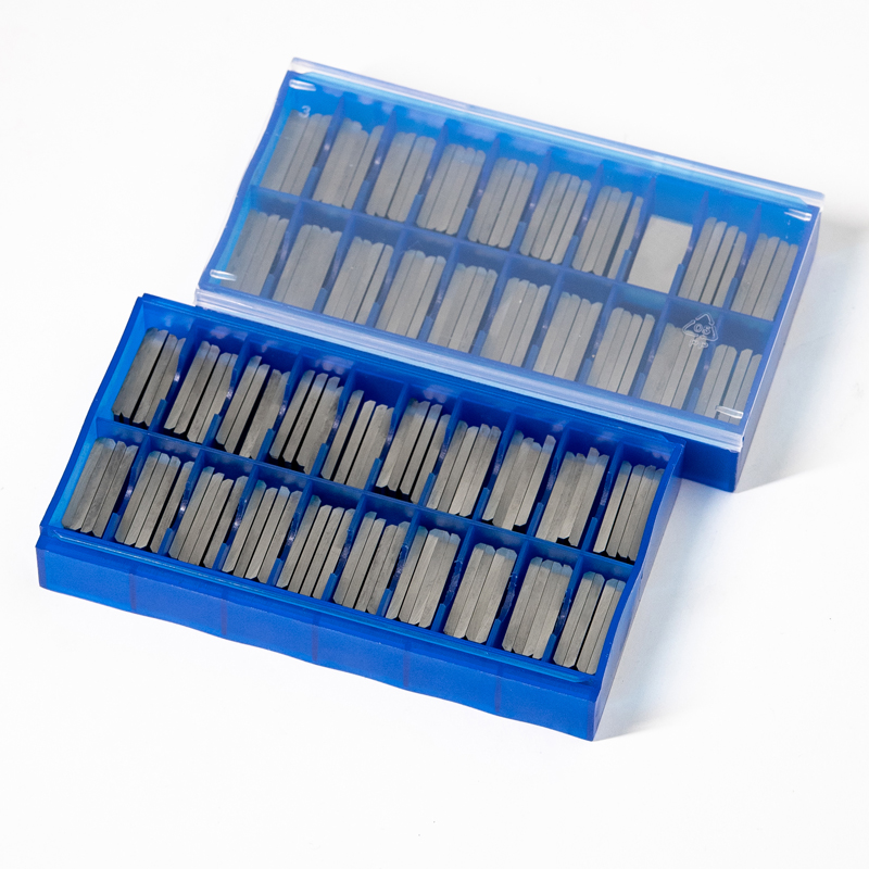 22.3x20.8mm Tungsten Carbide Blade for Dried Chili Cutting Machine Food Processing Shredder Knife Replacement Parts