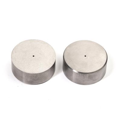Custom YG20 Tungsten Carbide Cold Heading Die Inserts | Cemented Carbide Fastener Pellets & Nibs with Pilot Hole for Bolt Nut Forging