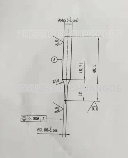 Manufacturer YG15 Tungsten  cemented carbide punching needle tips