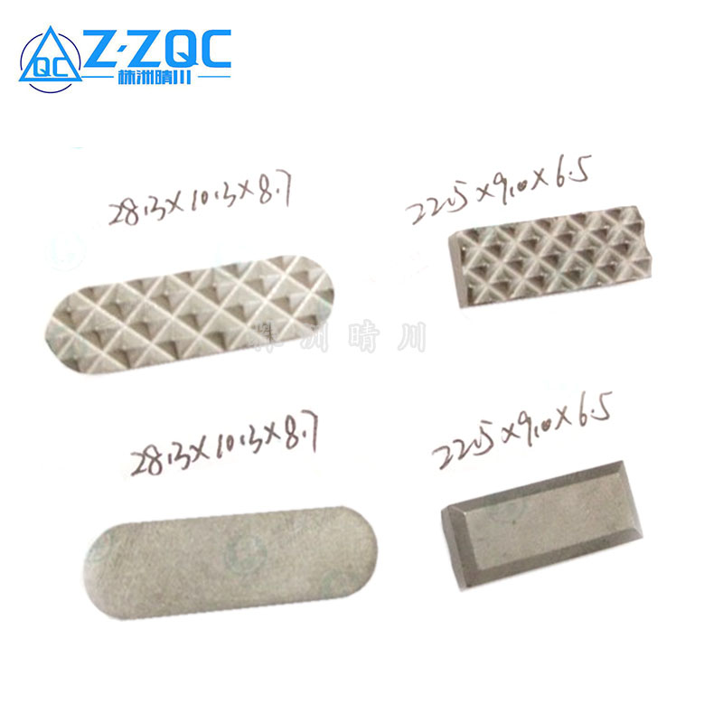 Tungsten carbide jaw chunk gripper inserts/tips for mining and diamond drilling in various grade