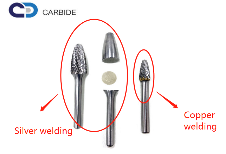 tungsten carbide burr with all cut type and tooth shapes for machining surface  profile