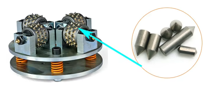 Tungsten Carbide Conical Inserts for Live Centers and Dead Centers (60°/90° or Custom)