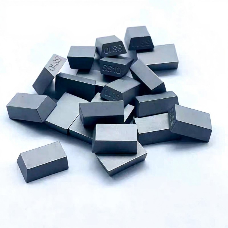 Manufacture wholesale custom 20*12*3 Or 15*10*5 tungsten carbide ss10 tips for cutting stone 