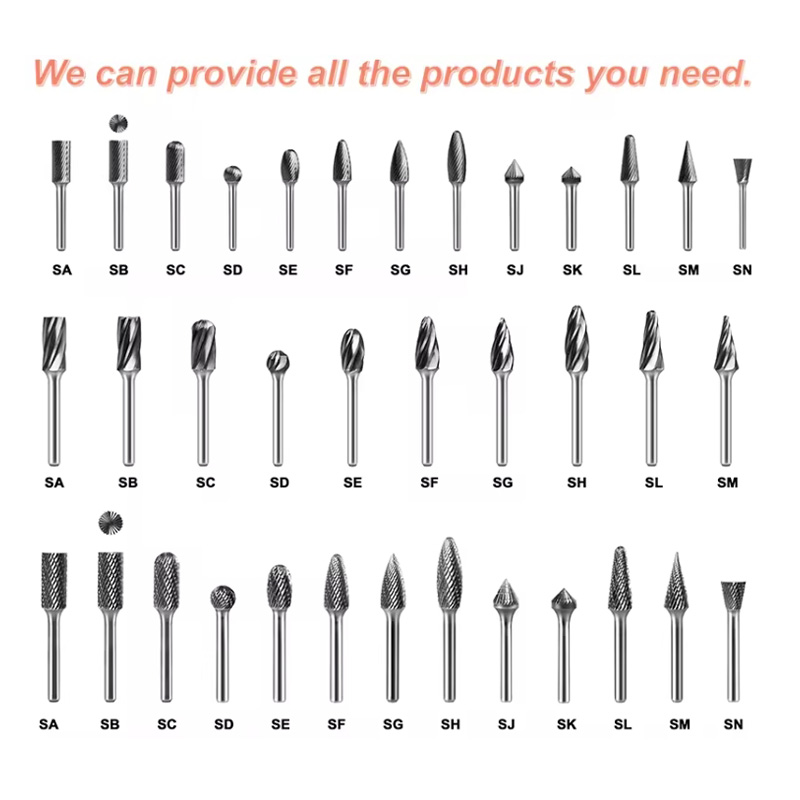 D1614 Alu Cut Tungsten Carbide Rotary Burr | Ball Shape Carbide Rotary File for Aluminum and Non-Ferrous Metal Grooving